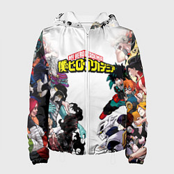 Куртка с капюшоном женская My Hero Academia противостояние, цвет: 3D-белый