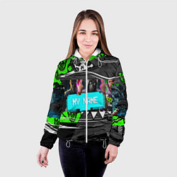 Куртка с капюшоном женская WATCH DOGS 2, цвет: 3D-белый — фото 2