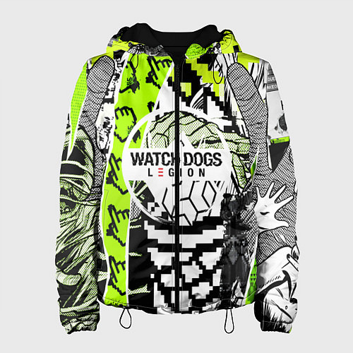 Женская куртка WATCH DOGS:LEGION / 3D-Черный – фото 1