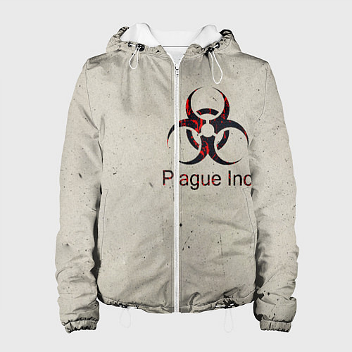 Женская куртка Plague Inc / 3D-Белый – фото 1