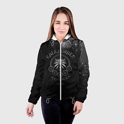 Куртка с капюшоном женская ВЕДЬМАК, цвет: 3D-белый — фото 2