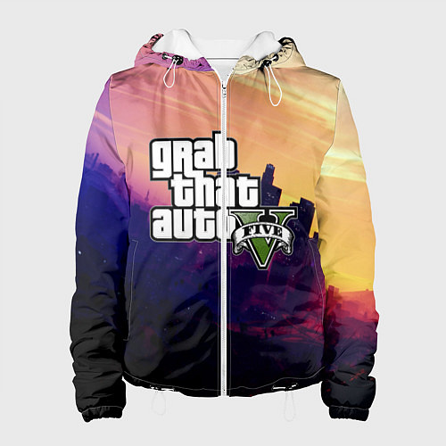 Женская куртка GTA 5 / 3D-Белый – фото 1