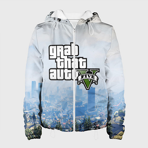 Женская куртка GTA 5 / 3D-Белый – фото 1