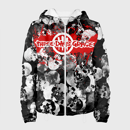 Женская куртка Three days grace / 3D-Белый – фото 1