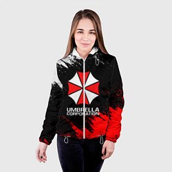 Куртка с капюшоном женская UMBRELLA CORP, цвет: 3D-белый — фото 2