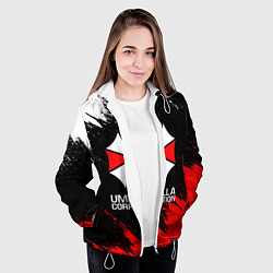 Куртка с капюшоном женская UMBRELLA CORP, цвет: 3D-белый — фото 2