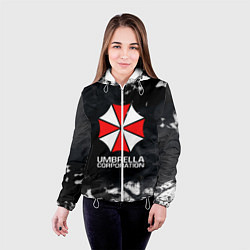 Куртка с капюшоном женская UMBRELLA CORP, цвет: 3D-белый — фото 2