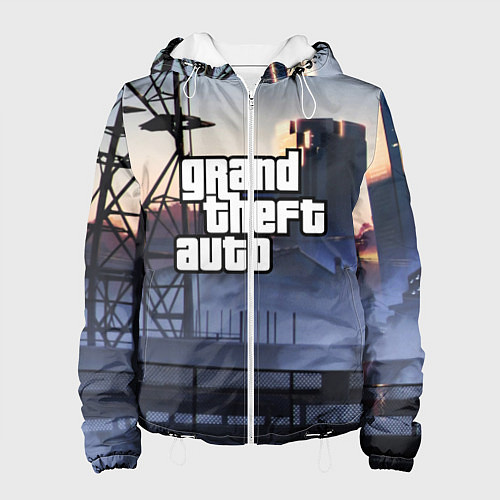 Женская куртка GTA VI / 3D-Белый – фото 1