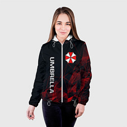 Куртка с капюшоном женская UMBRELLA CORP, цвет: 3D-белый — фото 2
