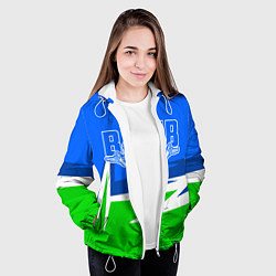 Куртка с капюшоном женская ВДВ, цвет: 3D-белый — фото 2