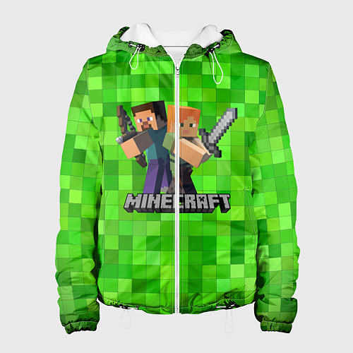 Женская куртка MINECRAFT / 3D-Белый – фото 1