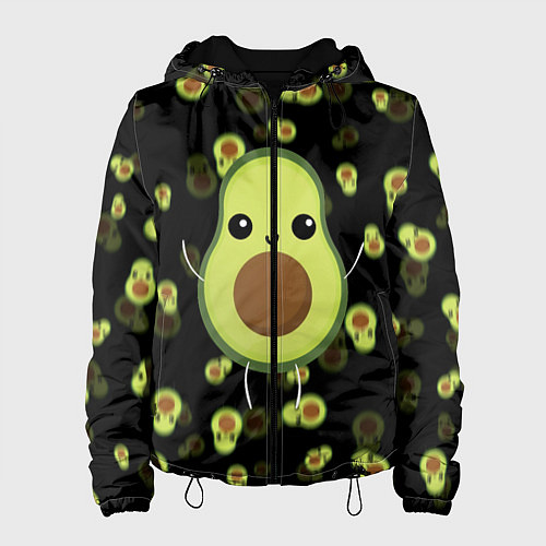 Женская куртка Авокадо / 3D-Черный – фото 1