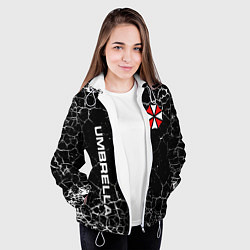 Куртка с капюшоном женская UMBRELLA CORPORATION, цвет: 3D-белый — фото 2