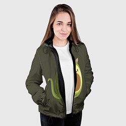 Куртка с капюшоном женская AVOCATO, цвет: 3D-черный — фото 2