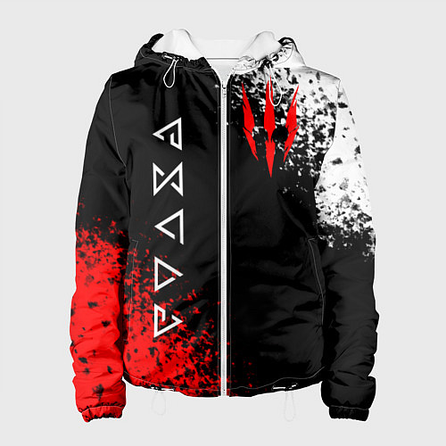 Женская куртка THE WITCHER / 3D-Белый – фото 1