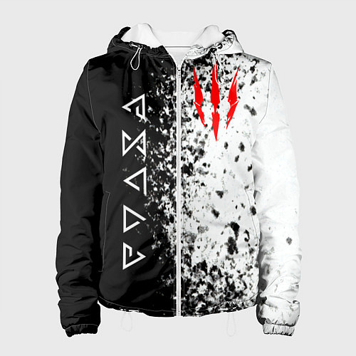 Женская куртка THE WITCHER / 3D-Белый – фото 1