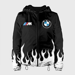 Куртка с капюшоном женская BMW БМВ, цвет: 3D-черный
