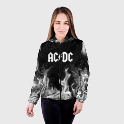 Куртка с капюшоном женская AC DC, цвет: 3D-черный — фото 2