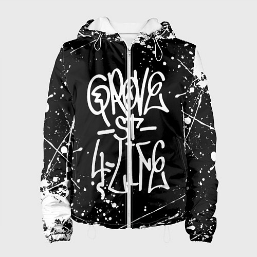 Женская куртка GROVE STREET GTA / 3D-Белый – фото 1