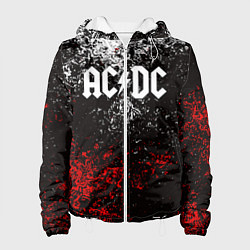 Куртка с капюшоном женская AC DC, цвет: 3D-белый