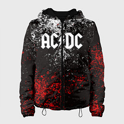 Куртка с капюшоном женская AC DC, цвет: 3D-черный