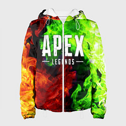 Куртка с капюшоном женская APEX LEGENDS, цвет: 3D-белый
