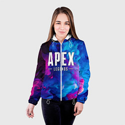 Куртка с капюшоном женская APEX LEGENDS, цвет: 3D-белый — фото 2
