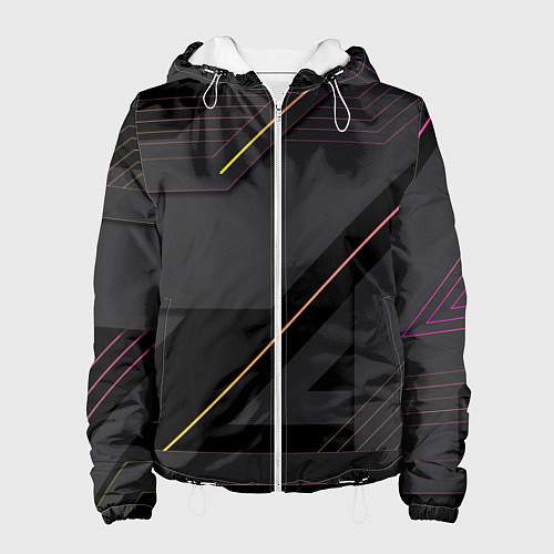 Женская куртка Modern Geometry / 3D-Белый – фото 1