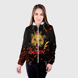 Куртка с капюшоном женская The Queen, цвет: 3D-белый — фото 2