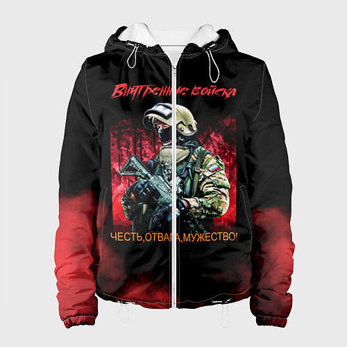 Женская куртка Внутренние войска / 3D-Белый – фото 1