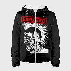 Куртка с капюшоном женская The Exploited, цвет: 3D-белый