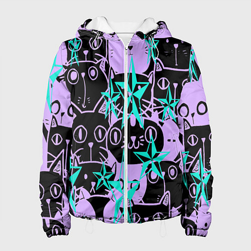 Женская куртка КИСЫ / 3D-Белый – фото 1