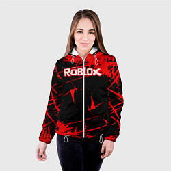 Куртка с капюшоном женская ROBLOX, цвет: 3D-белый — фото 2