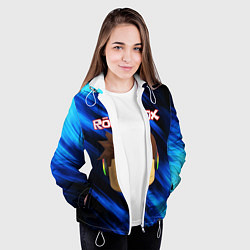 Куртка с капюшоном женская ROBLOX, цвет: 3D-белый — фото 2