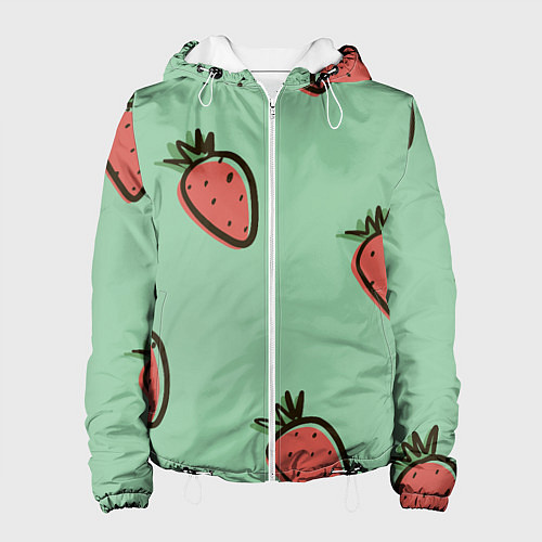 Женская куртка Морковный дождь / 3D-Белый – фото 1