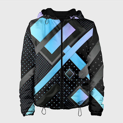 Женская куртка Modern Geometry / 3D-Черный – фото 1