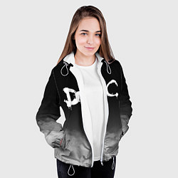 Куртка с капюшоном женская DEVIL MAY CRY DMC, цвет: 3D-белый — фото 2