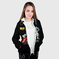 Куртка с капюшоном женская Ария, цвет: 3D-белый — фото 2