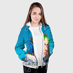 Куртка с капюшоном женская БИЛЛИ АЙЛИШ, цвет: 3D-белый — фото 2