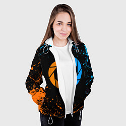 Куртка с капюшоном женская PORTAL, цвет: 3D-белый — фото 2