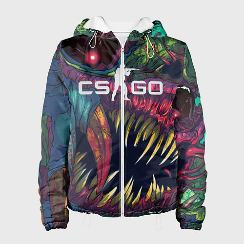 Женская куртка CS GO Hyper Beast / 3D-Белый – фото 1