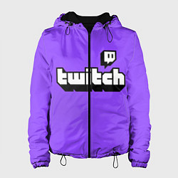 Куртка с капюшоном женская Twitch, цвет: 3D-черный