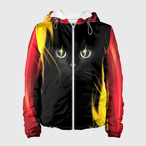 Женская куртка Грозовой кошак / 3D-Белый – фото 1