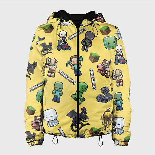 Женская куртка MINECRAFT / 3D-Черный – фото 1