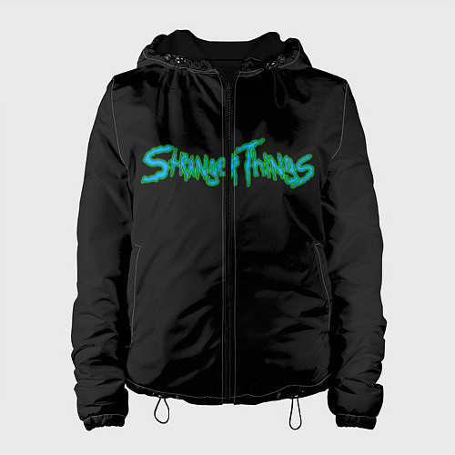 Женская куртка Очень странные дела / 3D-Черный – фото 1