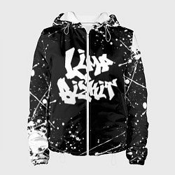 Куртка с капюшоном женская LIMP BIZKIT, цвет: 3D-белый