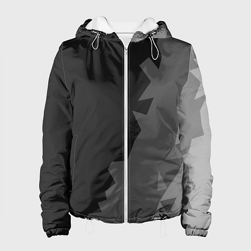 Женская куртка Dark abstraction / 3D-Белый – фото 1