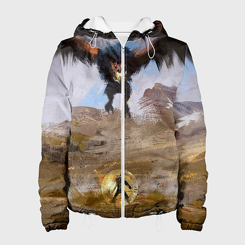 Женская куртка ВЕДЬМАК / 3D-Белый – фото 1