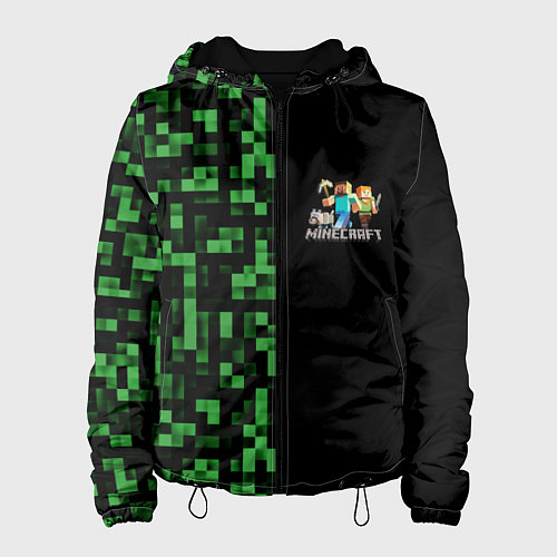 Женская куртка MINECRAFT / 3D-Черный – фото 1