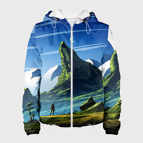 Женская куртка ЦИРИ / 3D-Белый – фото 1